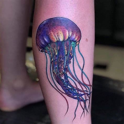 jellyfish tattoo meaning|realistic jellyfish tattoo.